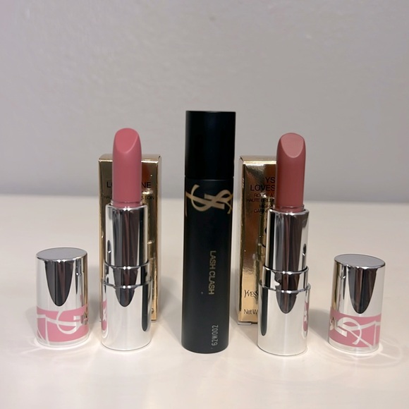 Yves Saint Laurent Other - Yves Saint Laurent Lash Clash, Love Shine Lipstick Bundle